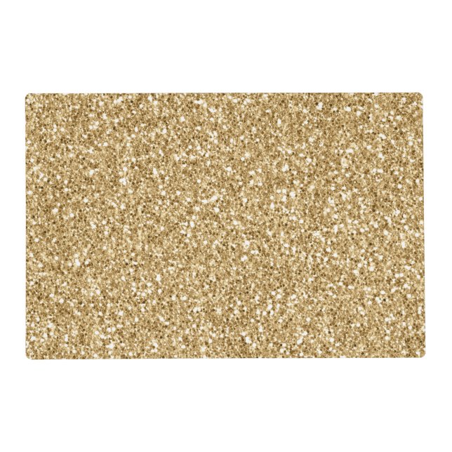Gold Glitz Glitter        Placemat (Front)