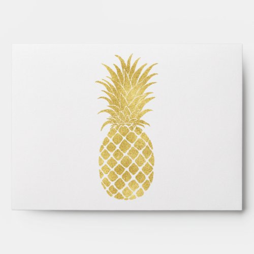 Gold Glitzy Pineapple Envelope