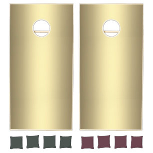 Gold Glow Cornhole Set