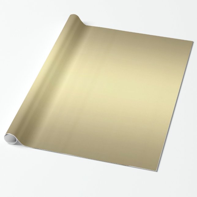 Gold Glow Wrapping Paper (Unrolled)