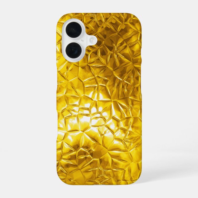 gold glowing texture iphone case (Back)