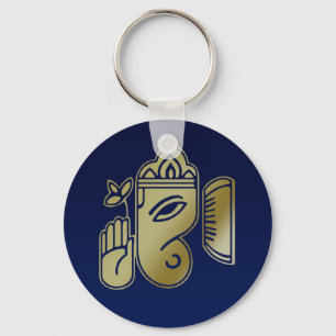 Gold Goddess Ganesha - Keychain