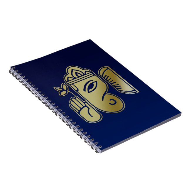 Gold Goddess Ganesha - Notebook (Right Side)