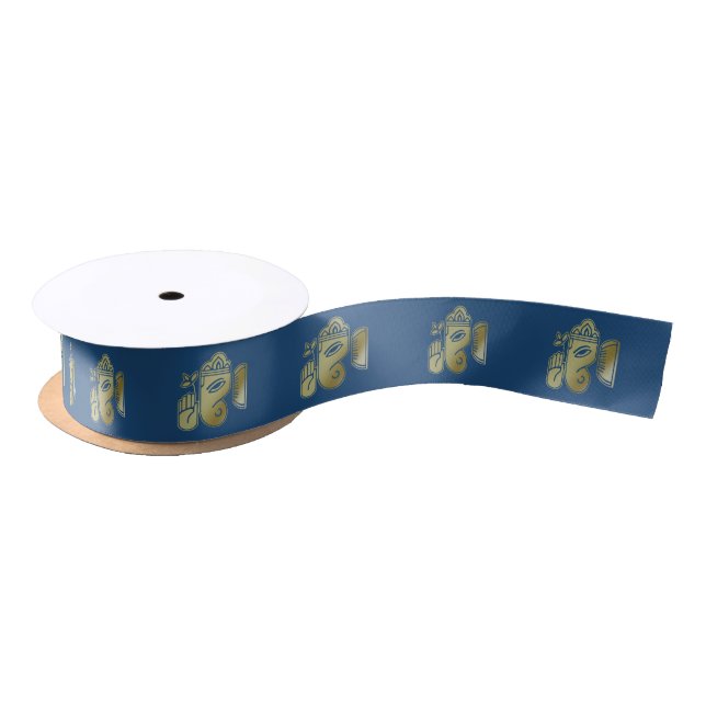 Gold Goddess Ganesha - Ribbon (Spool)