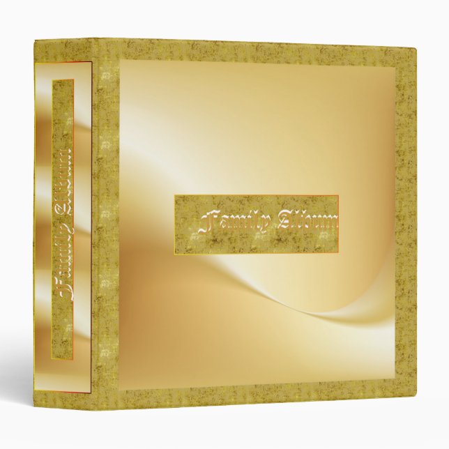 Gold Gold Album Binder (Front/Spine)