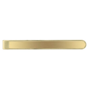 Gold Gold Finish Tie Bar