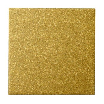 Gold Golden Glitter Sparkle Texture Tile by biutiful at Zazzle