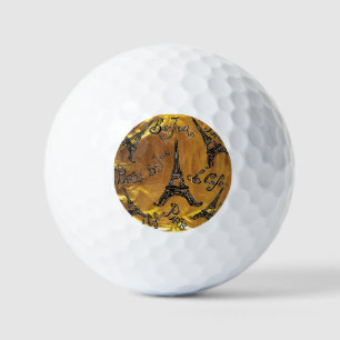 Gold Golf Balls