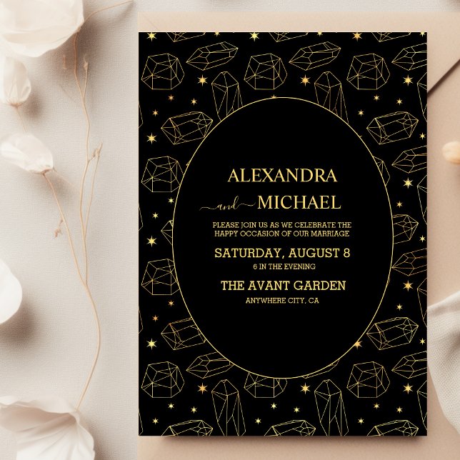 Gold Gothic Elegant Tarot Card Wedding (Creator Uploaded)