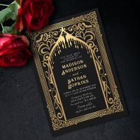 Gold Gothic Vampire Cathedral Wedding