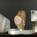 Gold Grad Name PhD Graduation Watch<br><div class="desc">A watch gift for a PhD graduate with a gold color scheme. It shows the degree,  name,  and year. Simply customize this watch,  add it to your cart,  and give them a keepsake of this major achievement

Gold Grad Name PhD Graduation Watch
Holidayday Design   |   ©Melissa Patton - Designer</div>