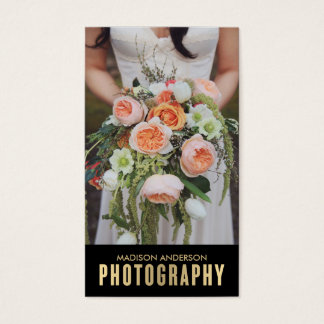 Gold Gradient | Photography Business Cards