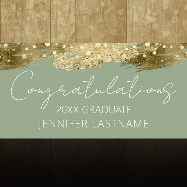 Gold Graduation Party Budget Banner (Creator Uploaded)