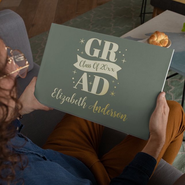 Gold Graduation Party Foil Guest Book (Creator Uploaded)