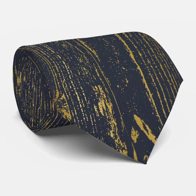 Gold Grain Neck Tie (Rolled)