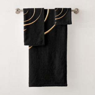 Gold Gratitude  Bath Towel Set