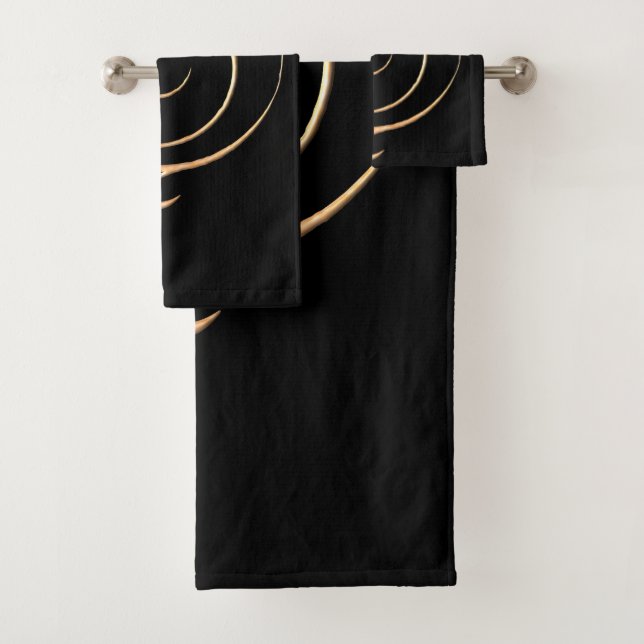Gold Gratitude  Bath Towel Set (Insitu)