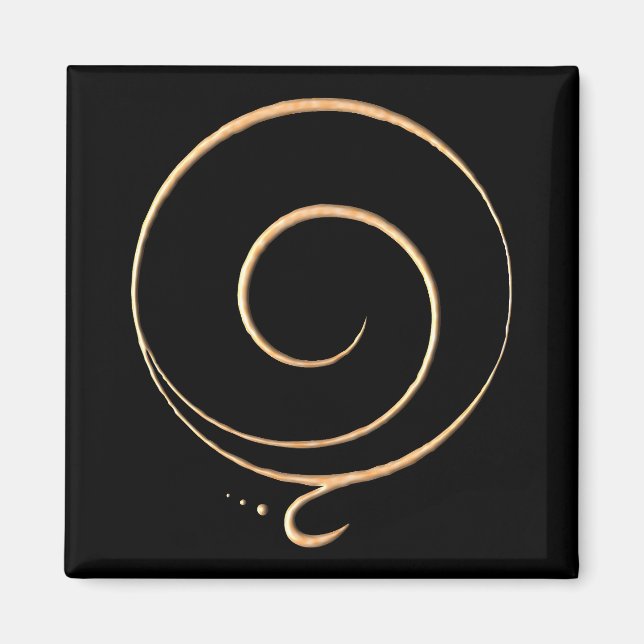 Gold Gratitude  Magnet (Front)