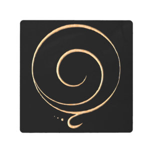 Gold Gratitude  Metal Print