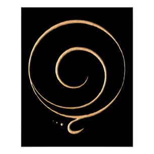 Gold Gratitude  Poster