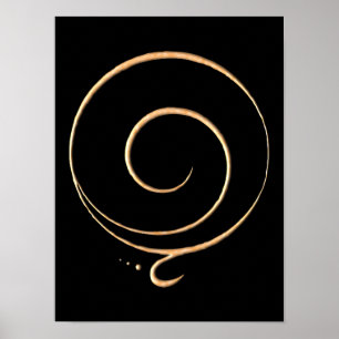 Gold Gratitude  Poster