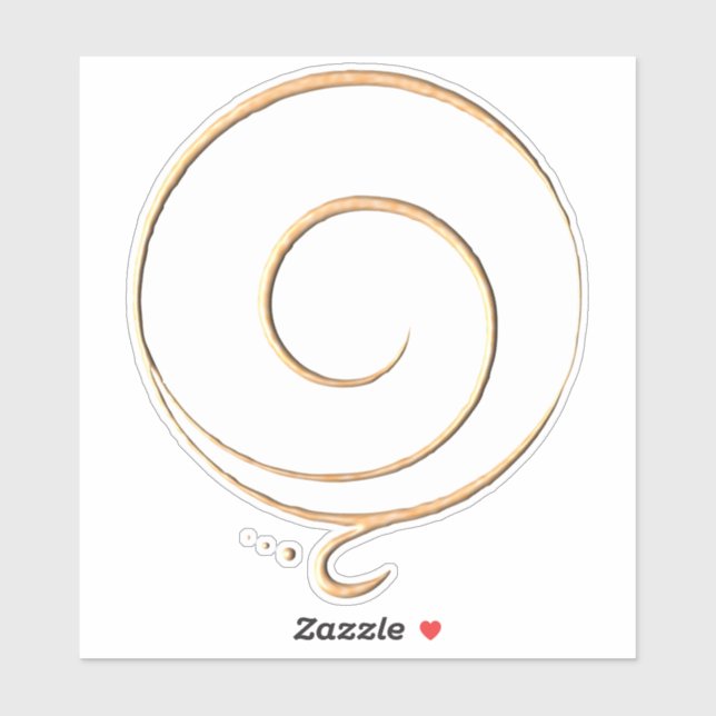 Gold Gratitude  Sticker (Sheet)