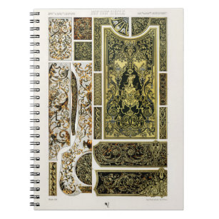 Gold Green 17th and 18th Century pattern Notebook