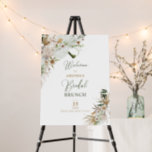 Gold & Green Boho Bridal Shower Brunch Welcome Foam Board<br><div class="desc">Welcome your guests with this stylish boho bridal shower sign board. This bridal brunch welcome sign design features stylish typography with beautiful bohemian botanical background. You can personalize the wedding countdown at the bottom of the sign. More wedding shower decor items and stationeries are available at my shop BaraBomWedding. Thank...</div>