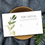 GOLD GREEN FAUNA WATERCOLOR BRACELET DISPLAY LOGO BUSINESS CARD<br><div class="desc">For any further customization or any other matching items,  please feel free to contact me at yellowfebstudio@gmail.com</div>