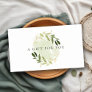 GOLD GREEN FOLIAGE WATERCOLOR  GIFT CERTIFICATE