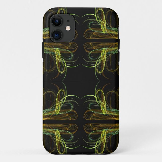 Gold & Green  iPhone 5 Custom Case-Mate ID Case (Back)
