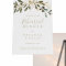 Gold Greenery Fall Rehearsal Dinner Welcome Sign