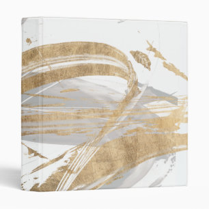 Gold & Grey 3 Ring Binder