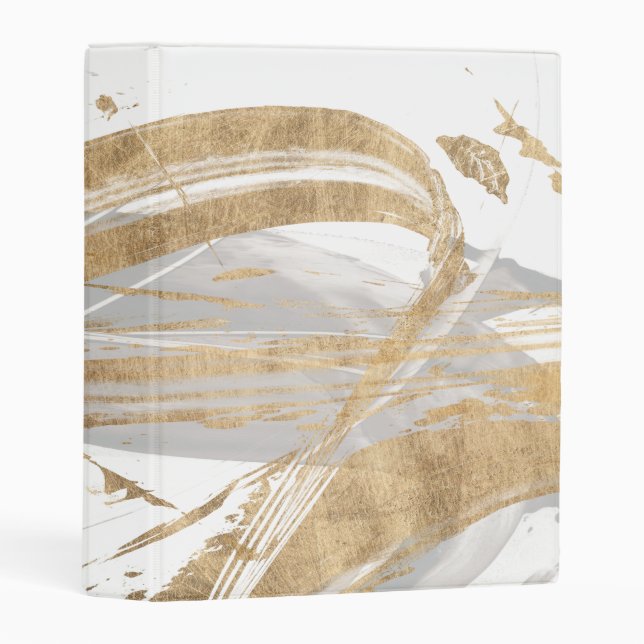 Gold & Grey Mini Binder (Front/Spine)