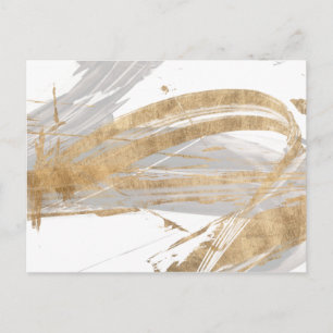 Gold & Grey Postcard