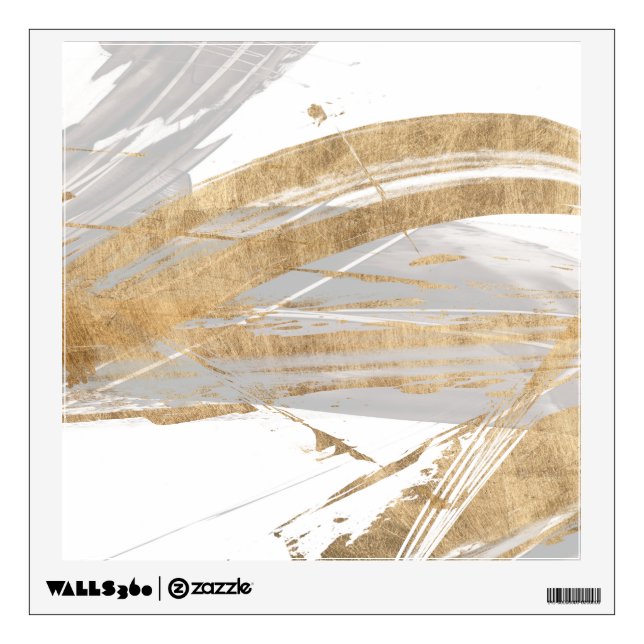 Gold & Grey Wall Decal (Front)