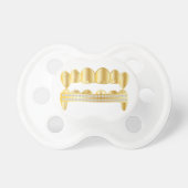 Gold Grillz Pacifier (Front)