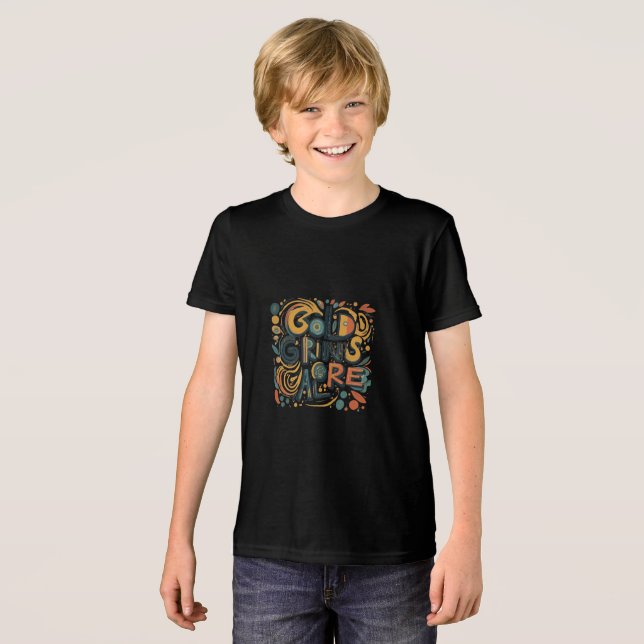 Gold Grins Galore Tri-Blend Shirt (Front Full)