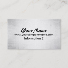 Gold Grunge Steel Metal Look Business Cards at Zazzle