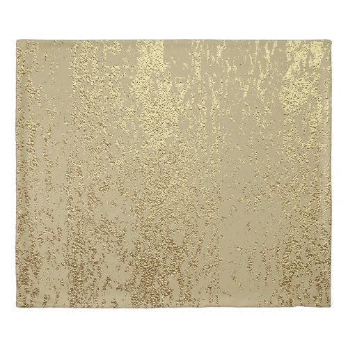 Gold grunge texture to create distressed effect duvet cover