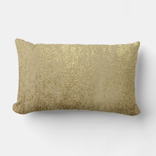 Gold grunge texture to create distressed effect lumbar pillow
