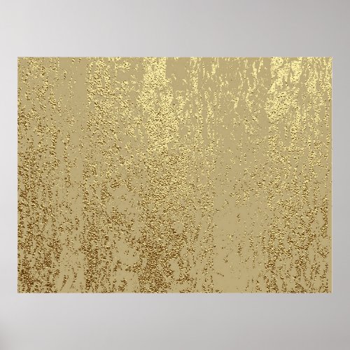 Gold grunge texture to create distressed effect poster