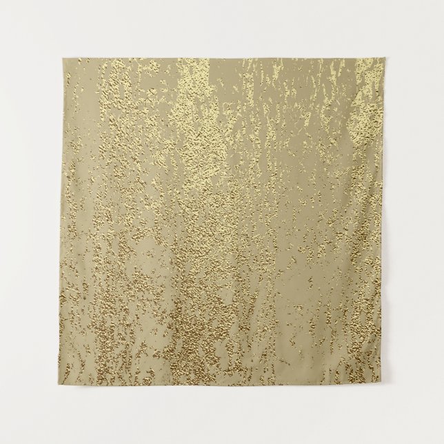 Gold grunge texture to create distressed effect tapestry (Front)