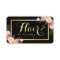 Gold Hair Stylist Scissors Trendy Girly Floral