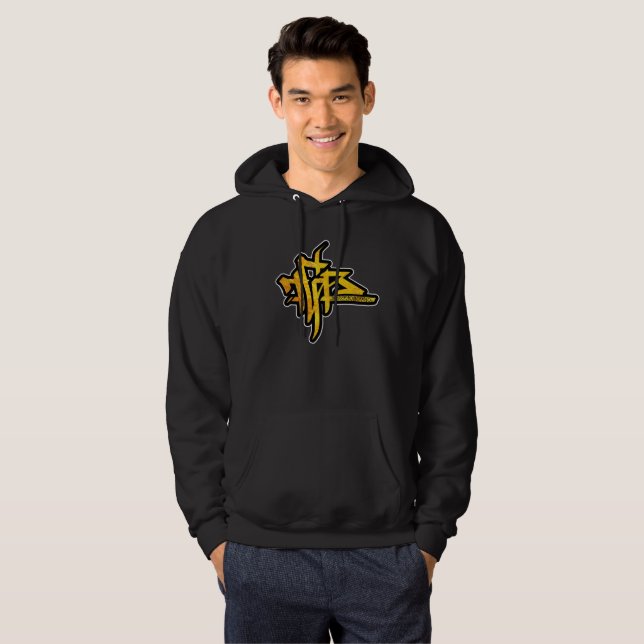 GOLD HANDSTYLE LOGO T-Shirt Hoodie (Front Full)