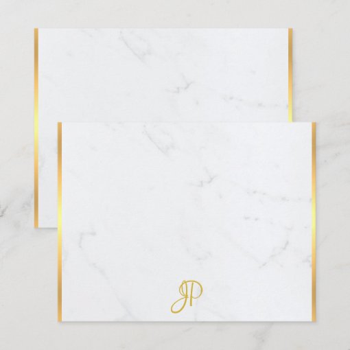 Gold Handwritten Monogram Marble Template Elegant | Zazzle
