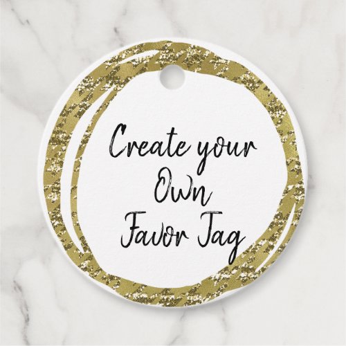 Gold Hang Tag Template Create Your Own