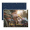 Gold happy holidays stars photo holiday card