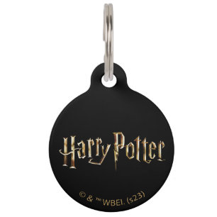 Gold Harry Potter Logo Pet ID Tag