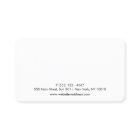 Gold Heart 10 Punch Salon Customer Loyalty Card